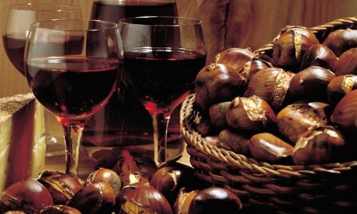 Castagne e vino in Valconca