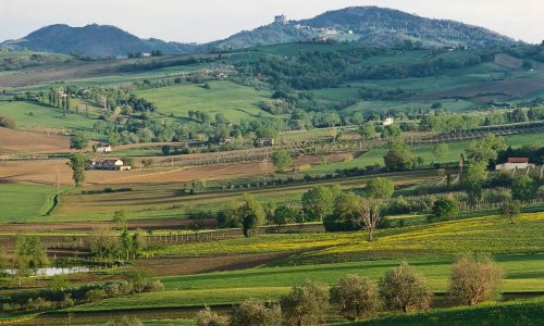 Montefiore Conca - veduta dalla Valconca