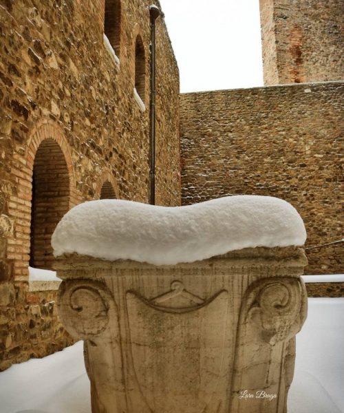 Rocca di Montefiore Conca sotto la neve