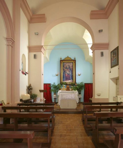 Interno Santuario della Madonna di Carbognano - Gemmano