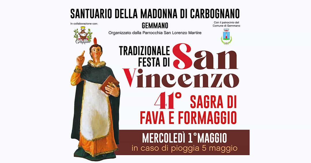 Gemmano – Sagra di Fava e Formaggio – Festa di San Vincenzo 2024