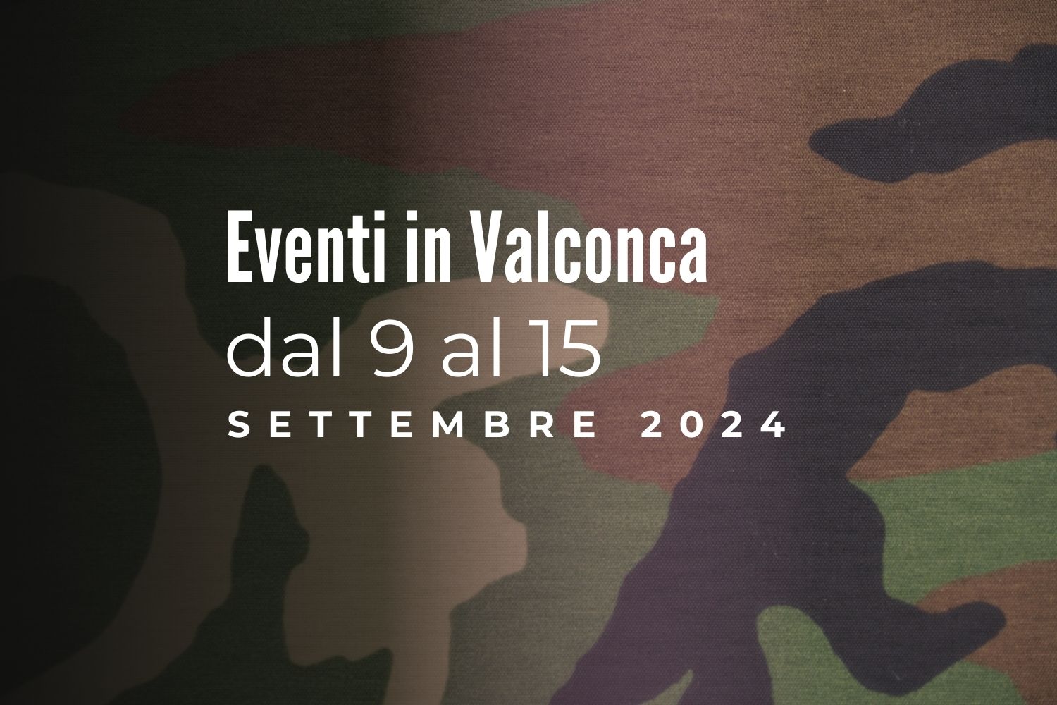 Eventi in Valconca dal 9 al 15 settembre